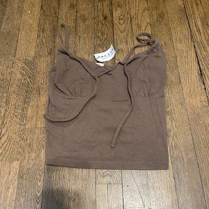 Brown John Galt Tank Top